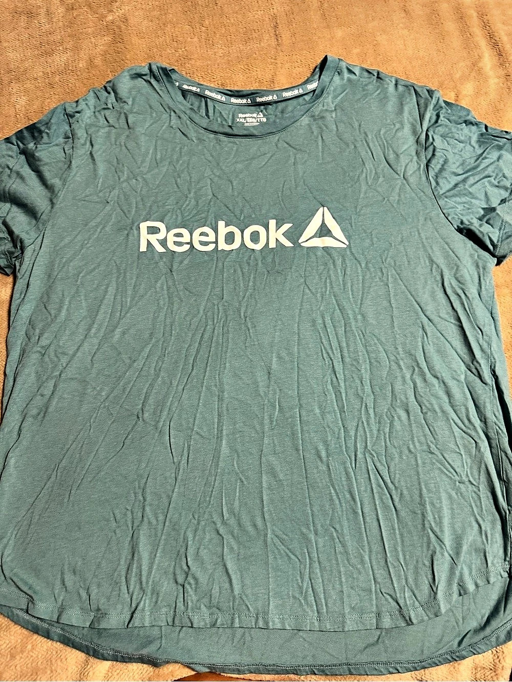 Reebok Short Sleeve Tee in Green Size XXL
